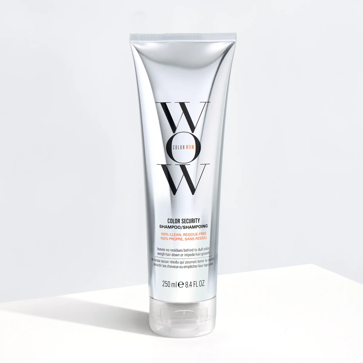 Shampoo WOW profesional sin residuos — Adiós cabello graso con protección de color