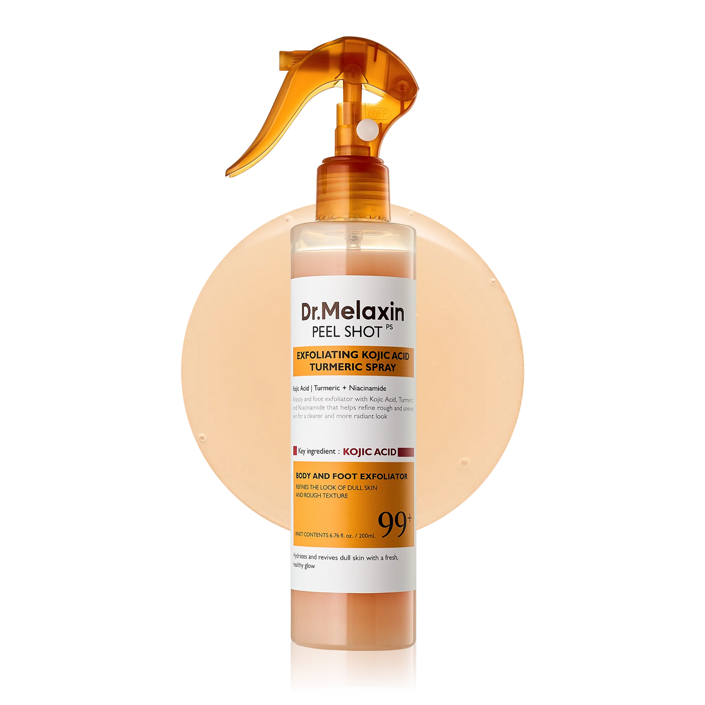 Dr. Melaxin | Exfoliante Corporal Aclarante Kójico + Cúrcuma — Empareja el Tono