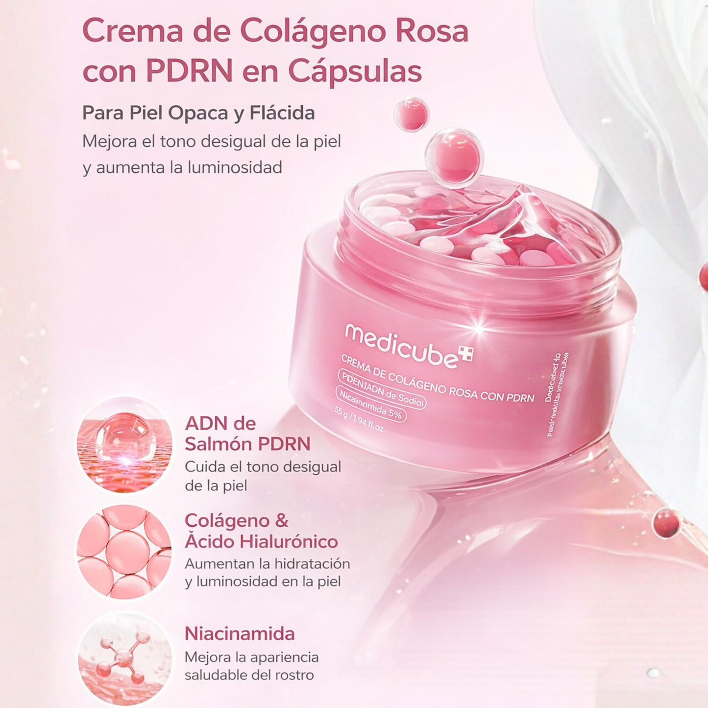 Crema Cápsulas PDRN Pink
