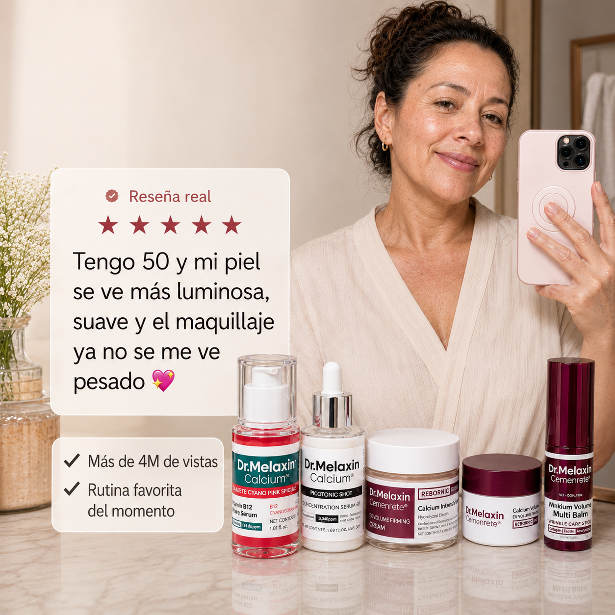 Rutina completa 5 en 1  Dr Melaxine