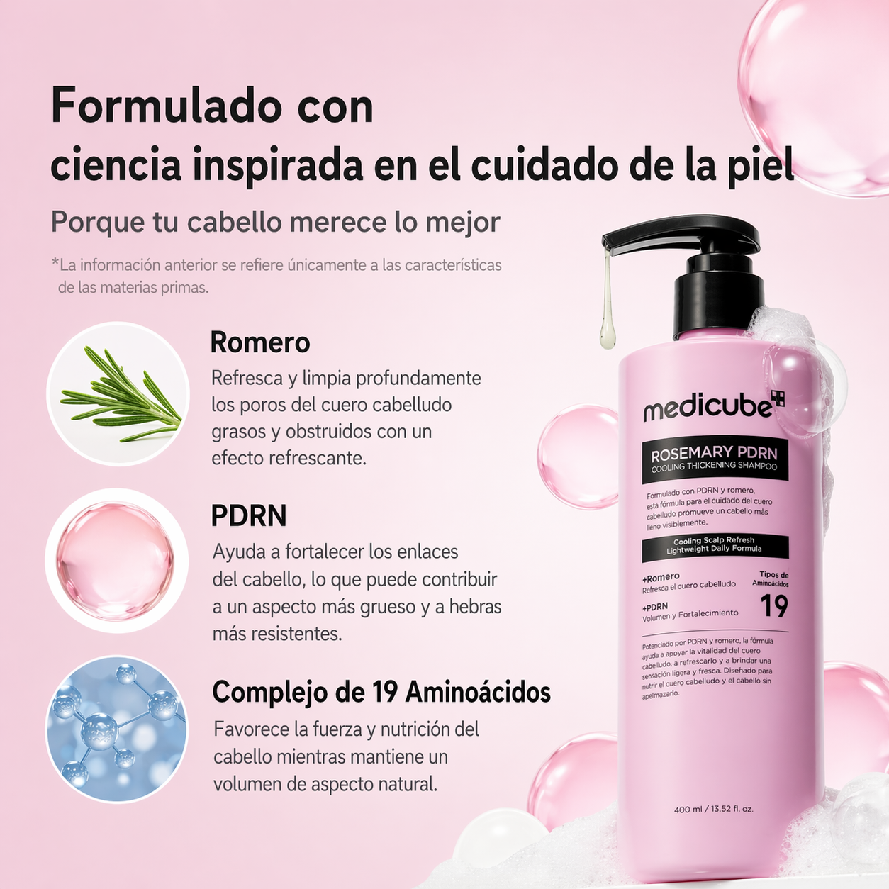 Set revitalizador de cabello Rosemary PDRN | Medicube