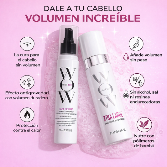 Spray Levanta Raíz + Espuma Voluminizadora