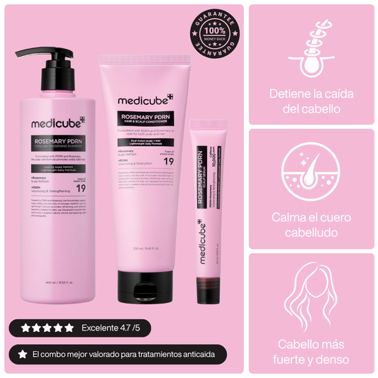 Set revitalizador de cabello Rosemary PDRN | Medicube