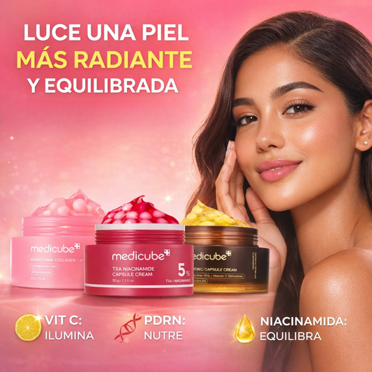 Crema Cápsulas 3 en 1 - VIT C + PDRN + Niacinamida